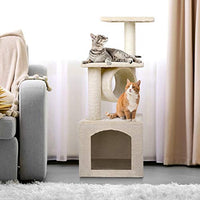 BEAU JARDIN 35 inch Cat Tree for Large Cats Condos and Towers for Big Cats